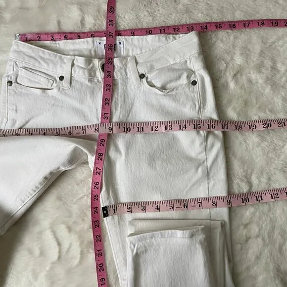 PAIGE Kylie Crop White Jeans