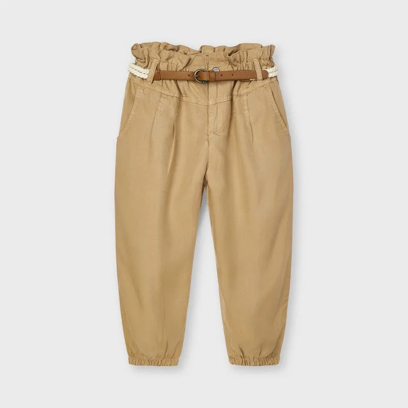 Pant with Belt in Caramel 3.552