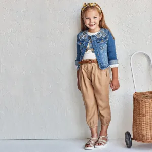 Pant with Belt in Caramel 3.552
