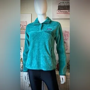 Patagonia Re-Tool Snap-T Polartec Thermal Fleece Pullover Green color Size Med.