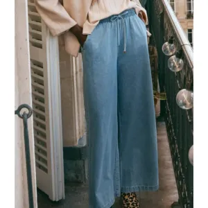 Pepi Wide Denim Pants