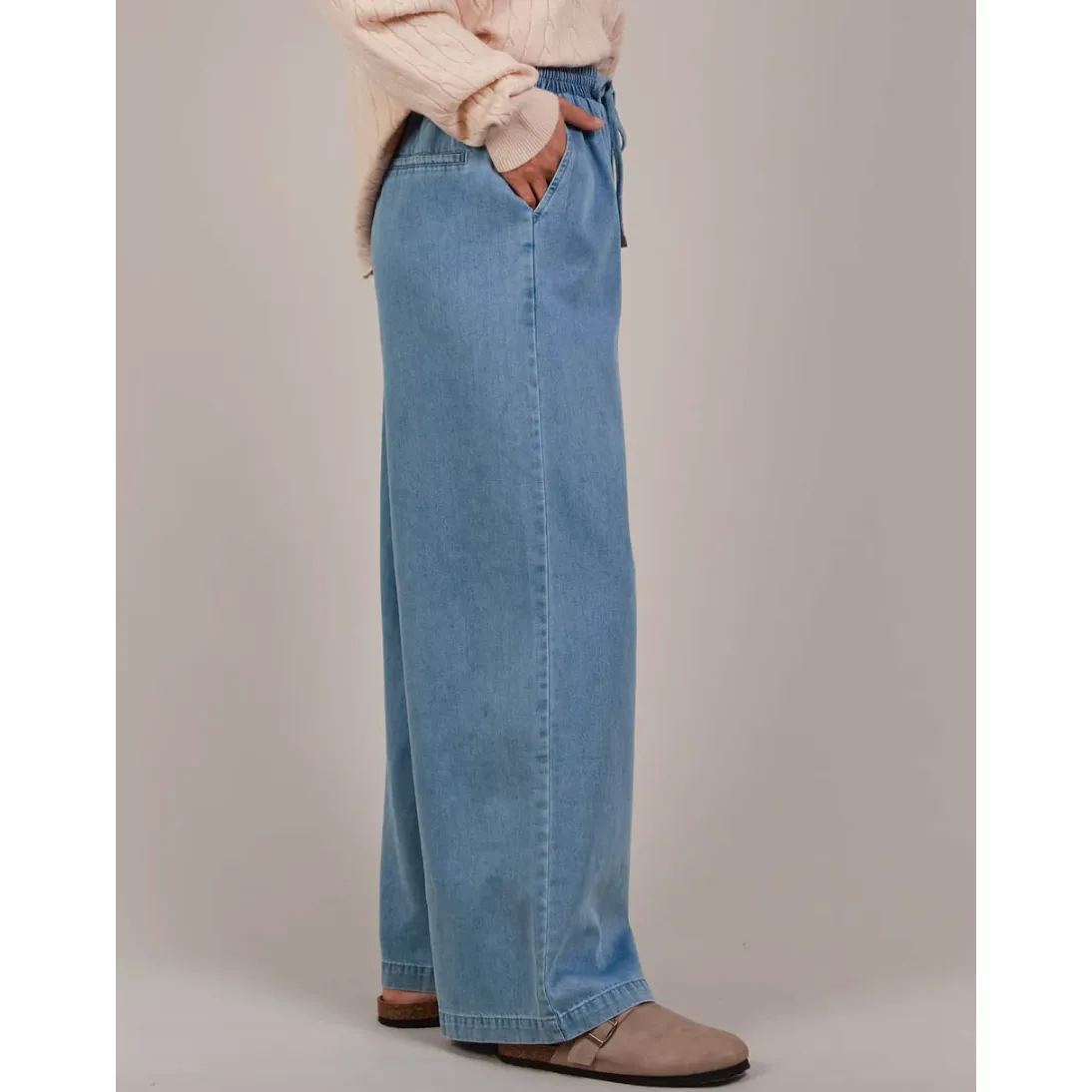 Pepi Wide Denim Pants