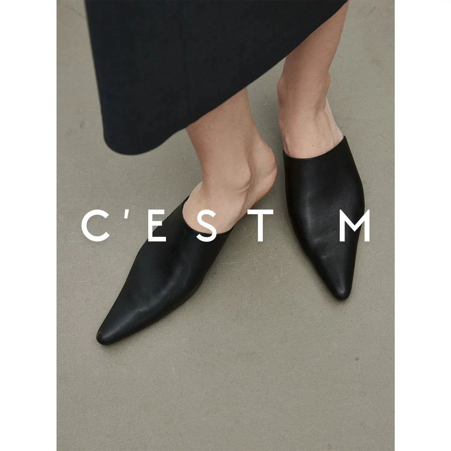 Pointed-Toe Mules