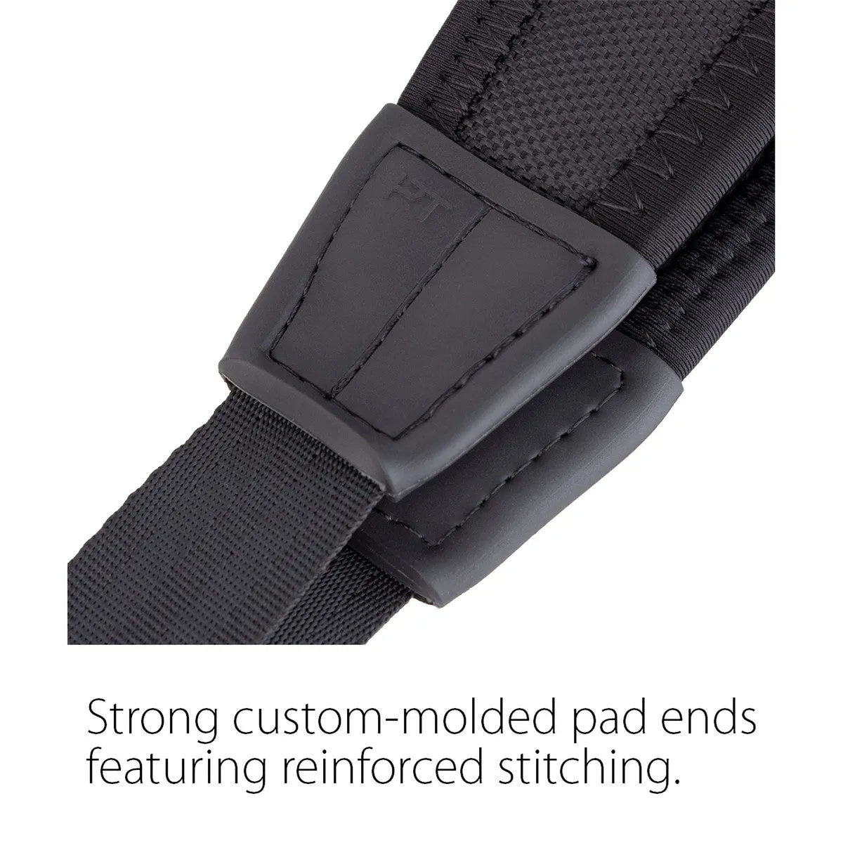 Protec Saxophone Neck Strap - Less Stress Neoprene, Metal Snap Regular (Black) NLS310M
