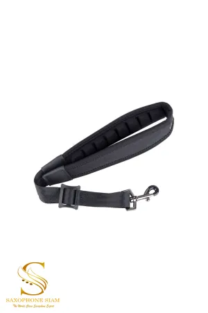 Protec Saxophone Neck Strap - Less Stress Neoprene, Metal Snap Regular (Black) NLS310M