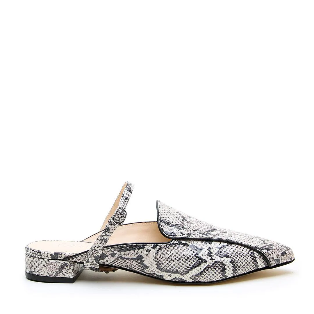 Python Pointed Loafer   Twiggy Strap