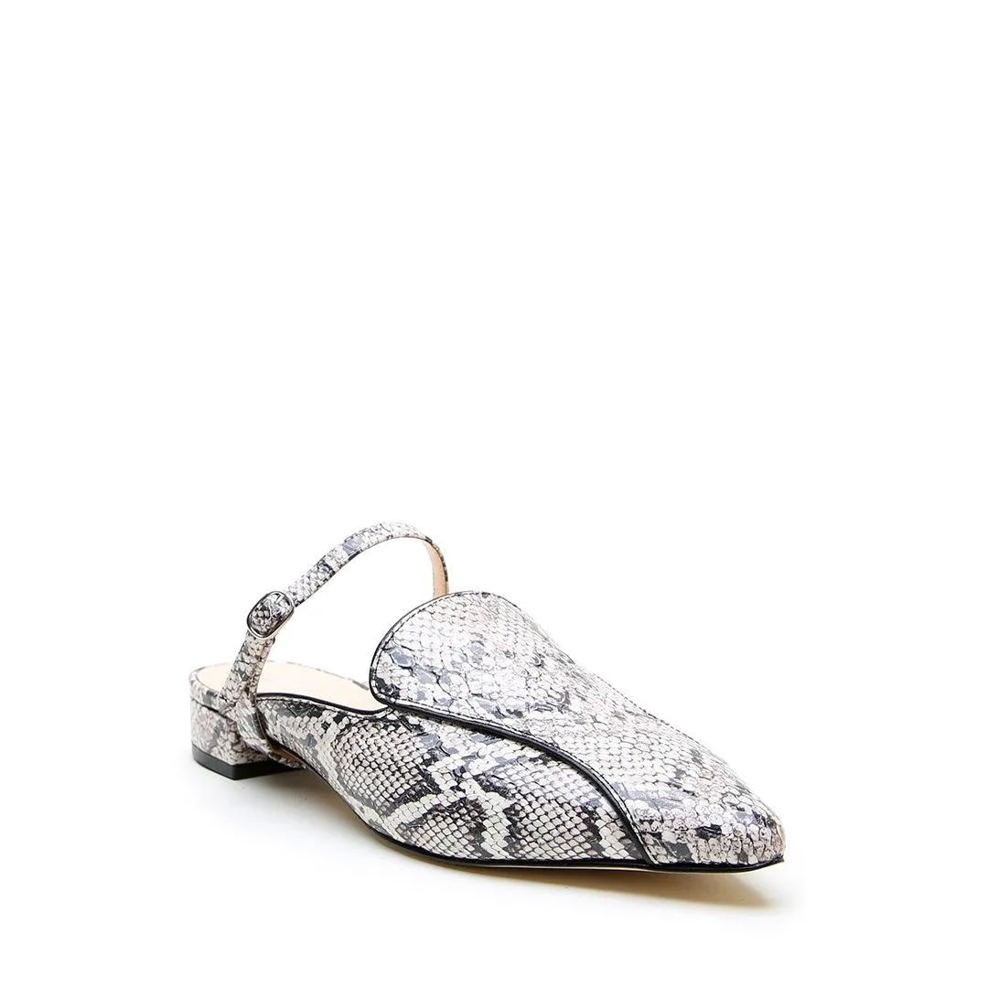 Python Pointed Loafer   Twiggy Strap