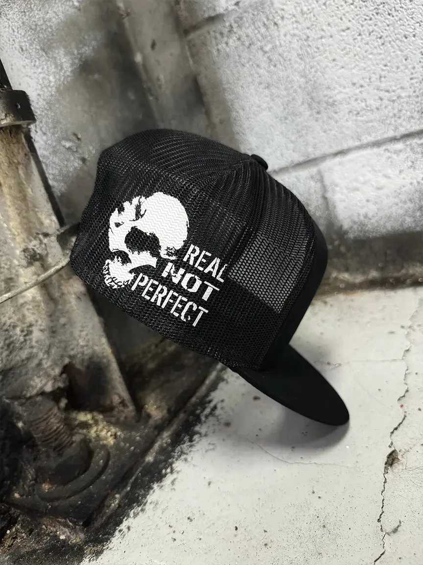 REAL NOT PERFECT SIDE STYLE BLACK HAT