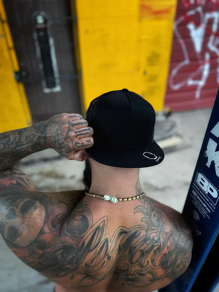 REAL NOT PERFECT SIDE STYLE BLACK HAT