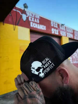 REAL NOT PERFECT SIDE STYLE BLACK HAT