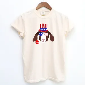 Red, White & Blue Goat ComfortWash/ComfortColor T-Shirt (S-4XL) - Multiple Colors!