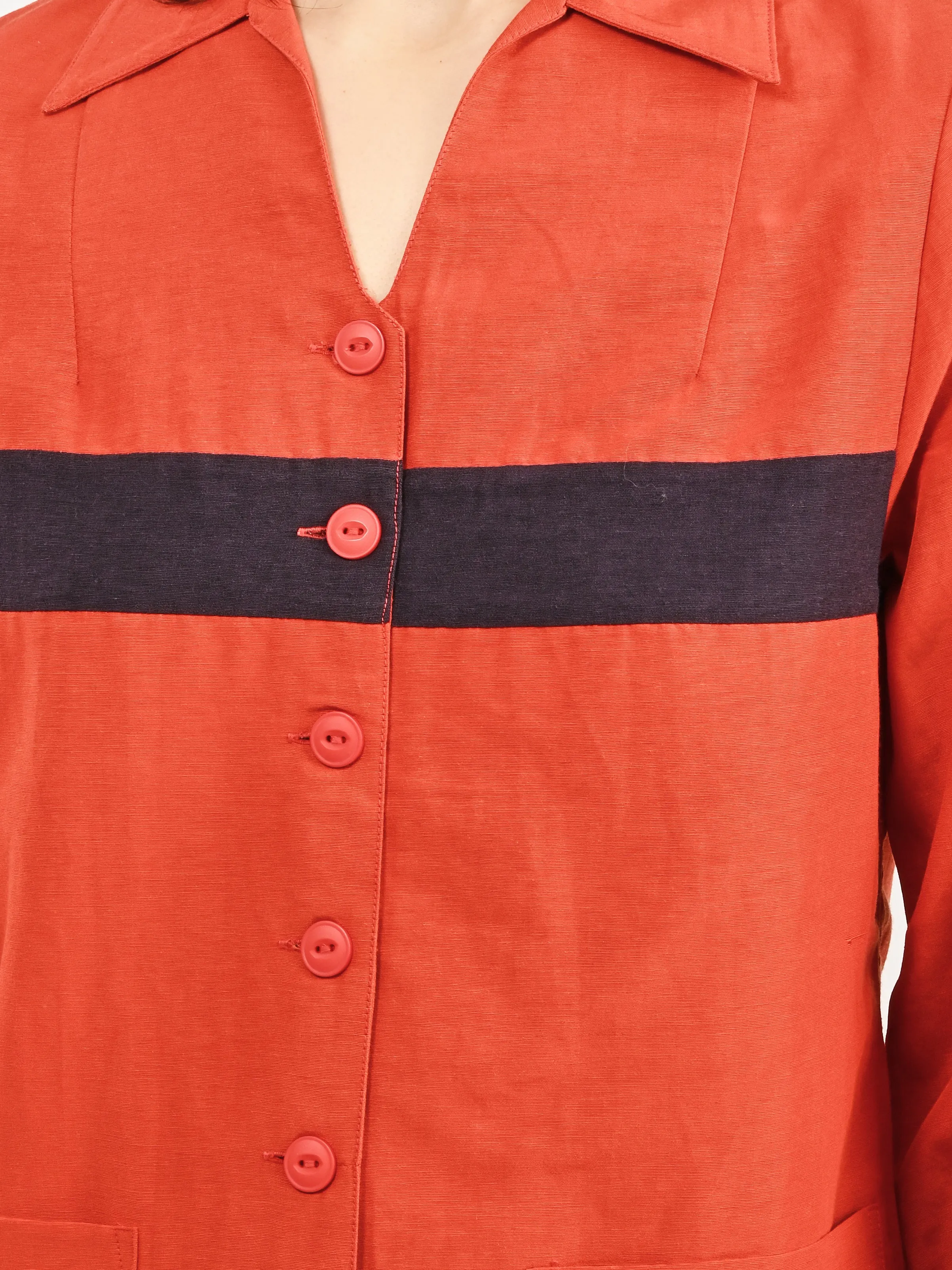 Red/Navy Waterfront Shirt
