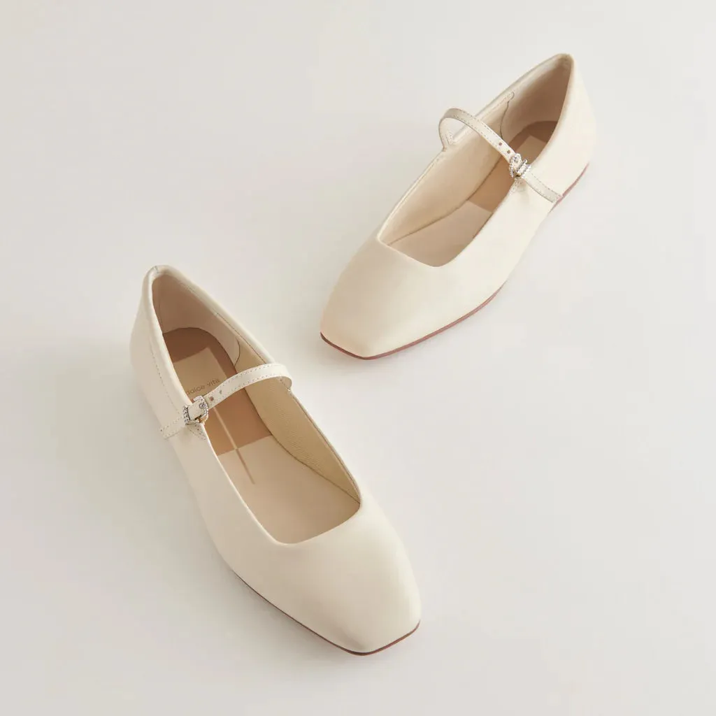 *Restocked* Reyes Ballet Flats- Ivory