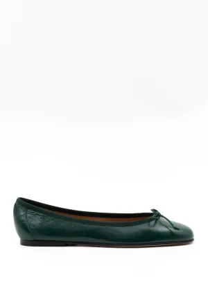 Scala in green leather