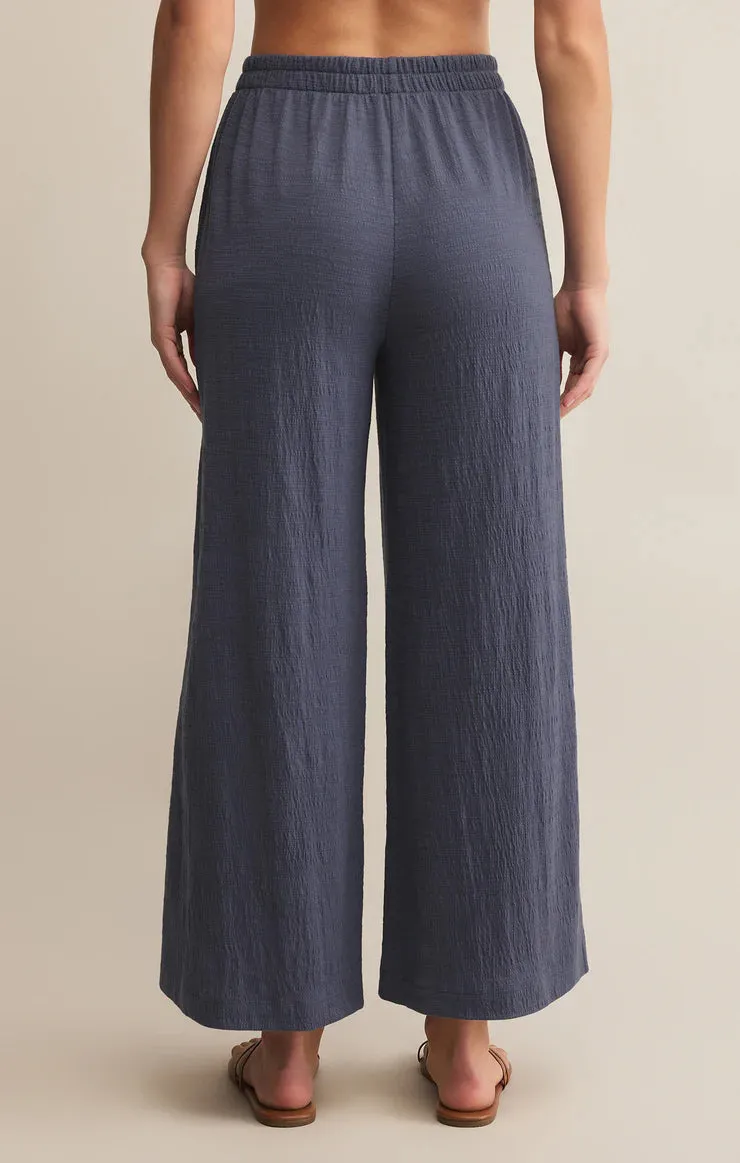 Scout Textured Slub Pant-Worn Blue