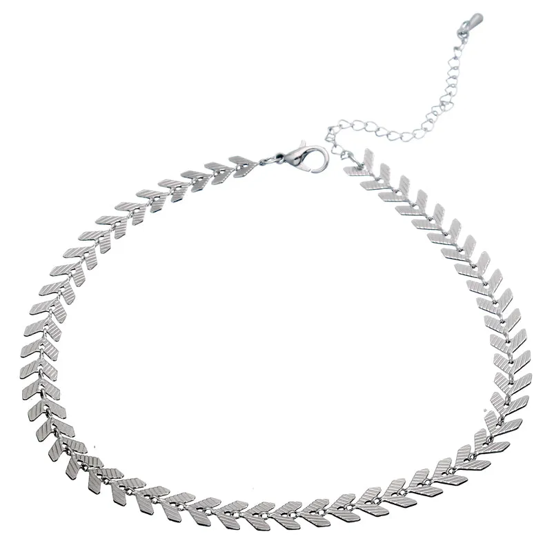Seoul Stone Anklets (Silver)