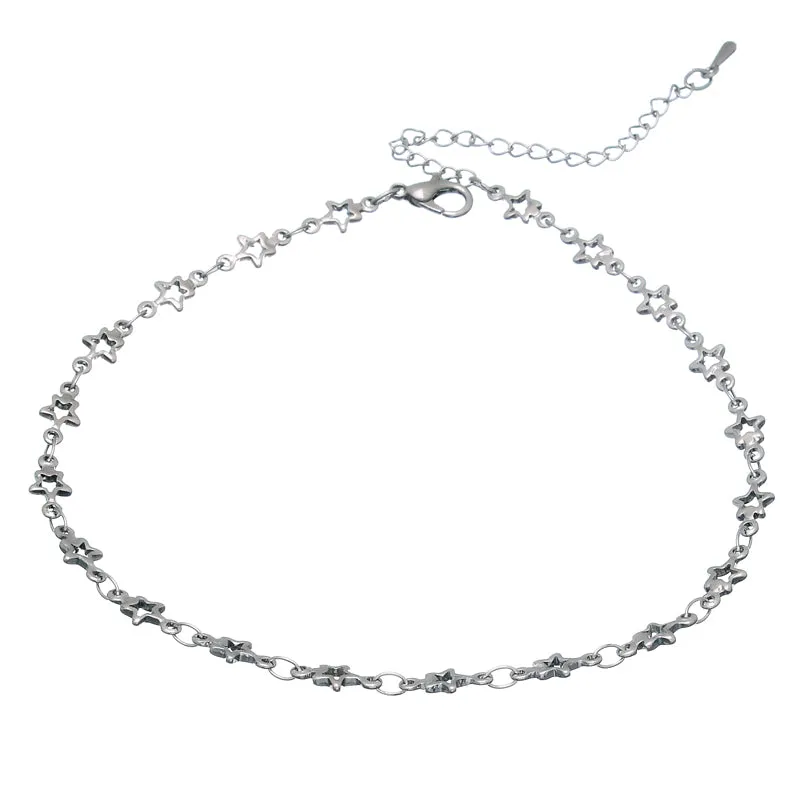 Seoul Stone Anklets (Silver)
