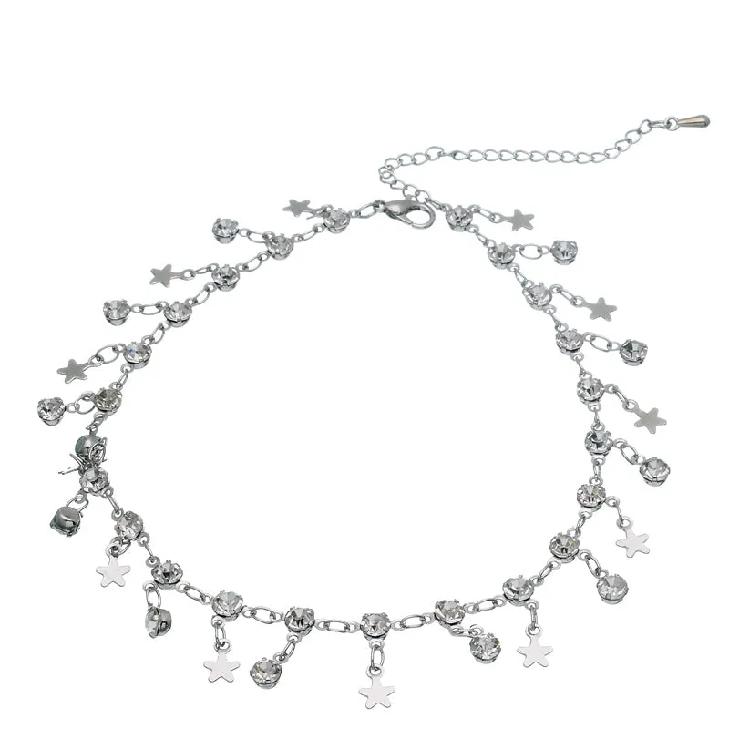 Seoul Stone Anklets (Silver)
