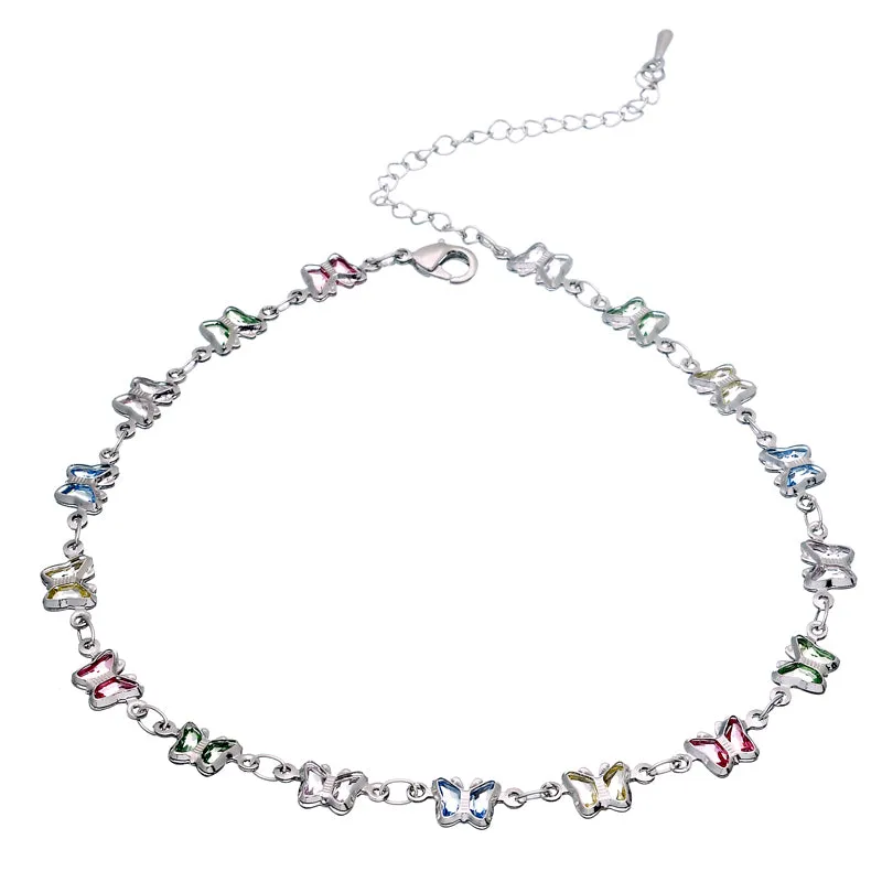 Seoul Stone Anklets (Silver)