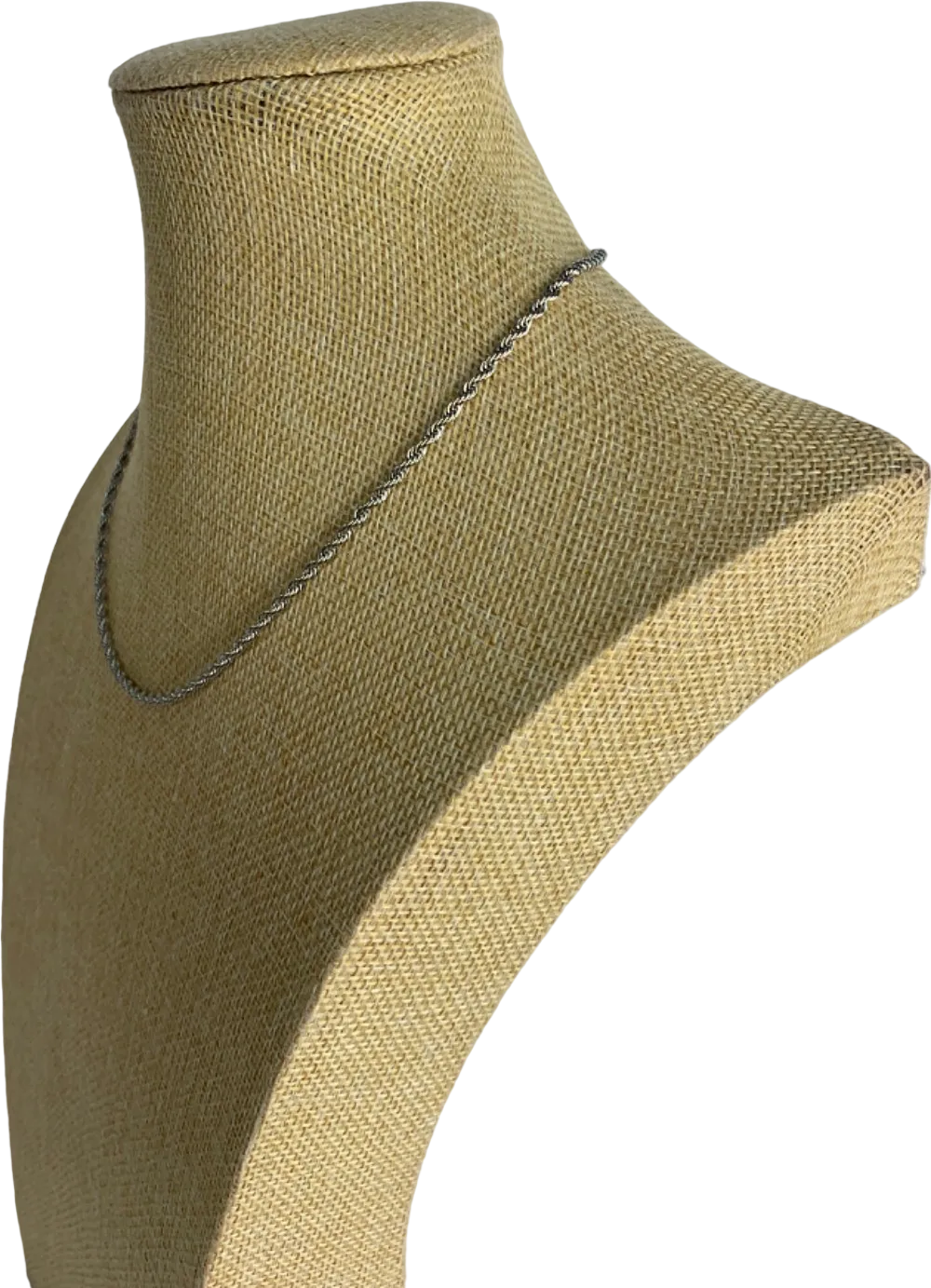 Silver Rope Chain Necklace