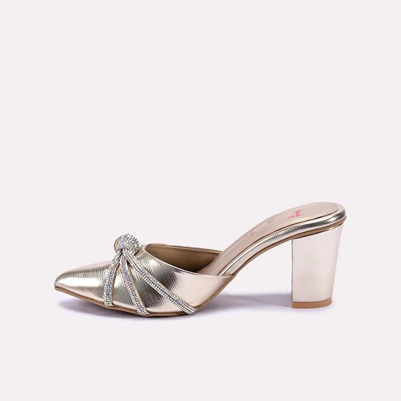 Sorrel Gold Bridal Mules 0431260