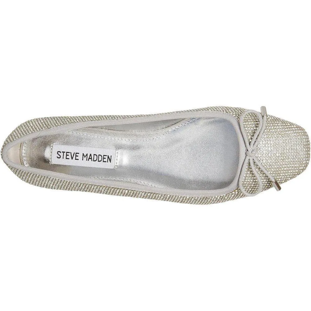 Steffie Rhinestone Embellished Classic Ballet Flats