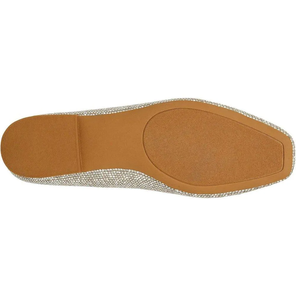 Steffie Rhinestone Embellished Classic Ballet Flats
