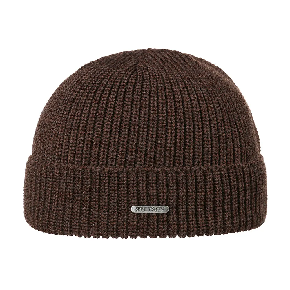 Stetson - Finley Merino Wool - Beanie - Brown