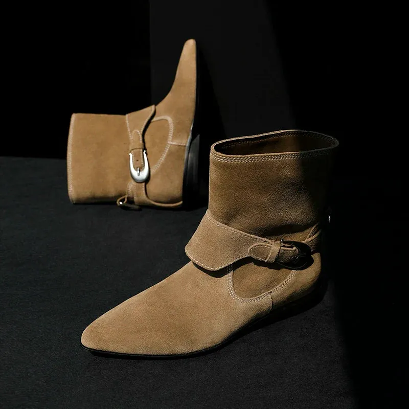 Suede Ankle Boots
