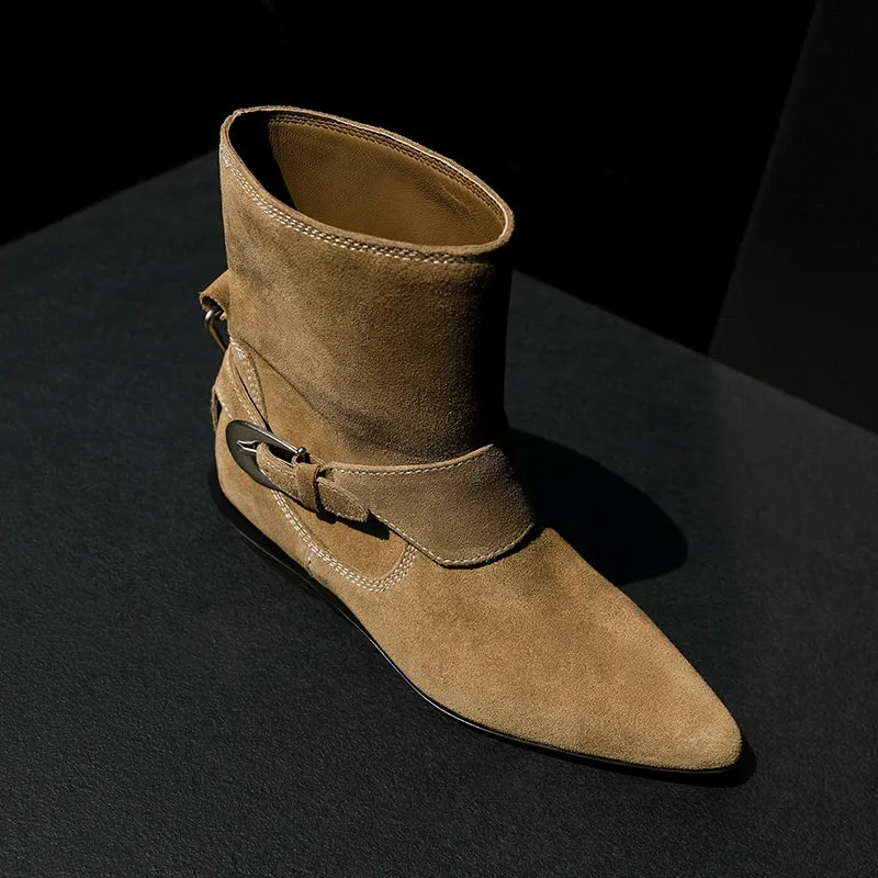 Suede Ankle Boots