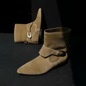 Suede Ankle Boots