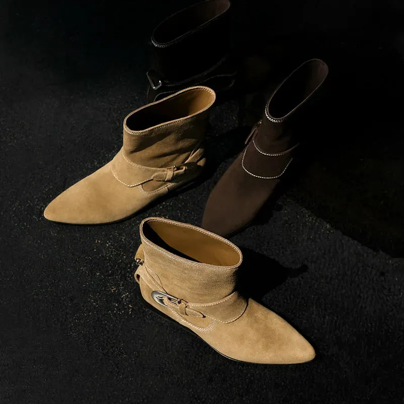 Suede Ankle Boots