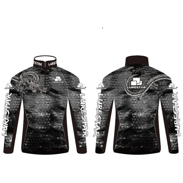 Summer Mens Fishing Clothes Ice Silk Sunscreen Breathable Quick Dry Long Short Sleeve Fishing Shirt Outdoor Sea Fishing Clothing