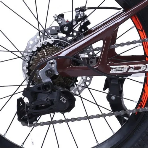 Super Cool Jet Premium 7 SPEED 20 Inch Kids Bicycle | Ages 5-8 | Heavy Duty