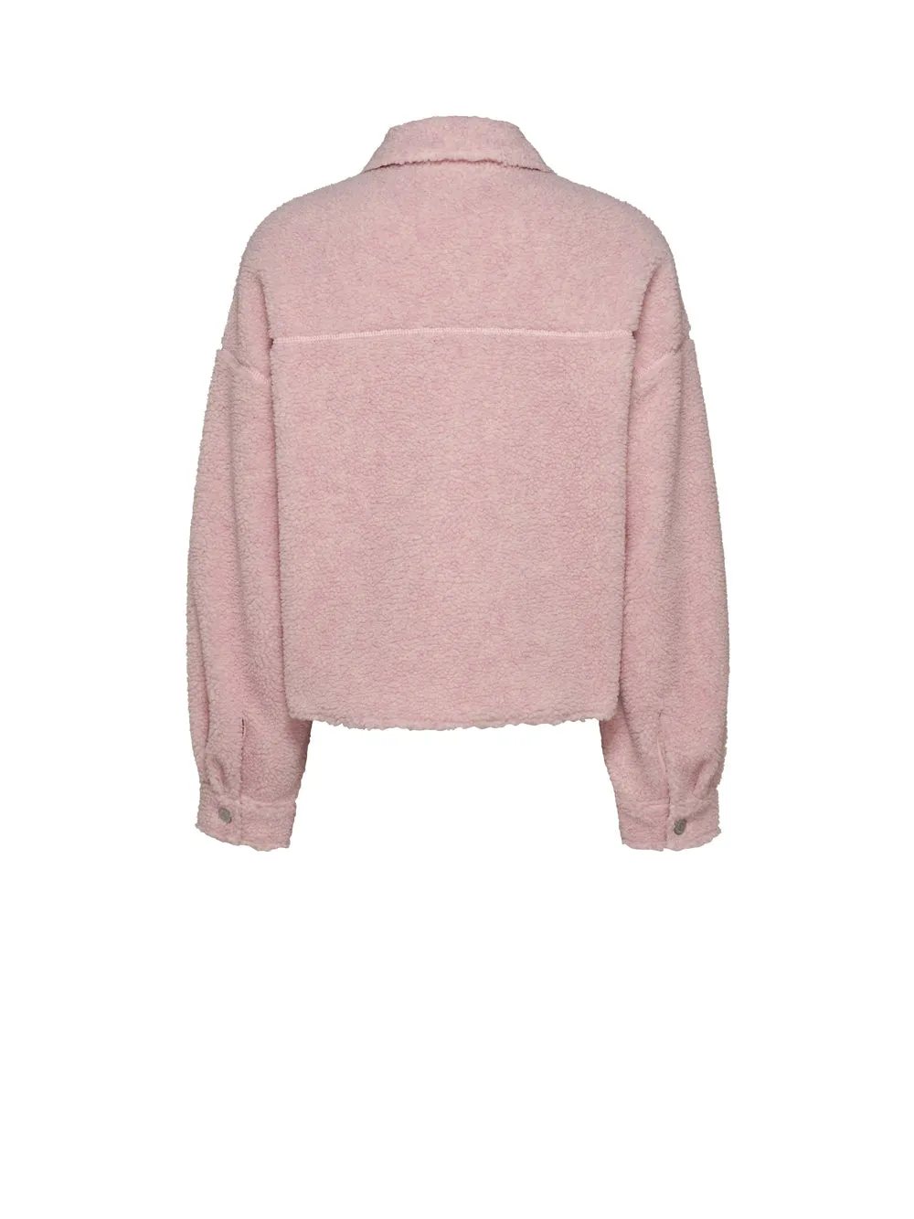 Tjw Teddy Badge Overshirt - Ballet Pink