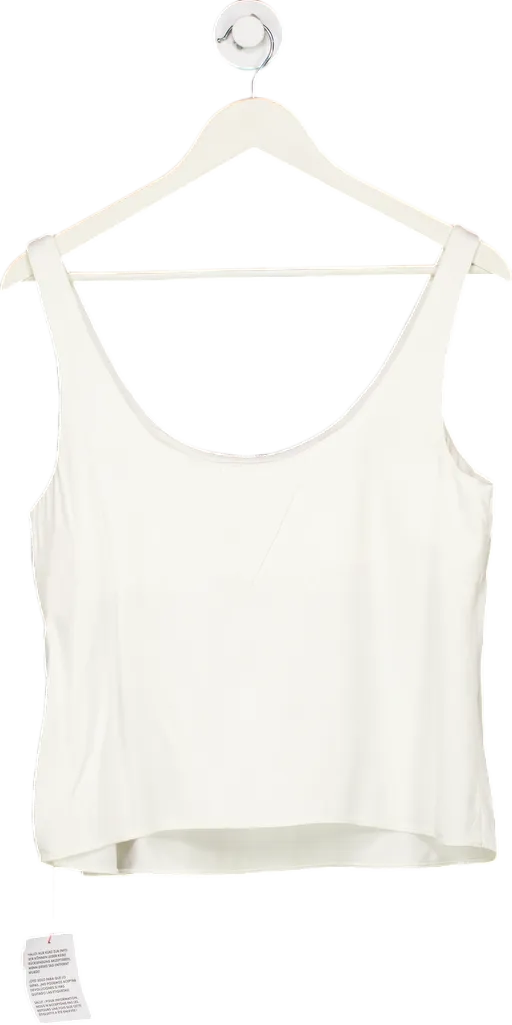 Topshop White Sleeveless Top UK 12