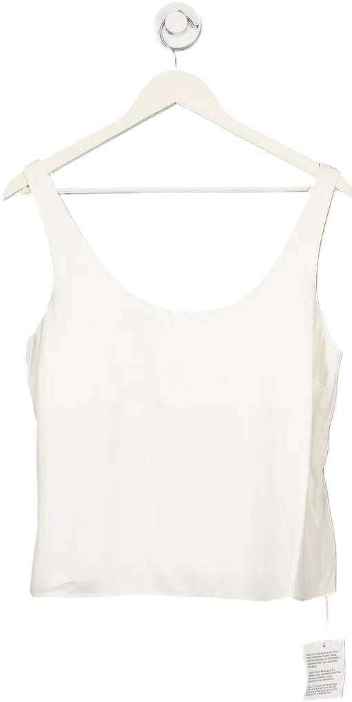 Topshop White Sleeveless Top UK 12