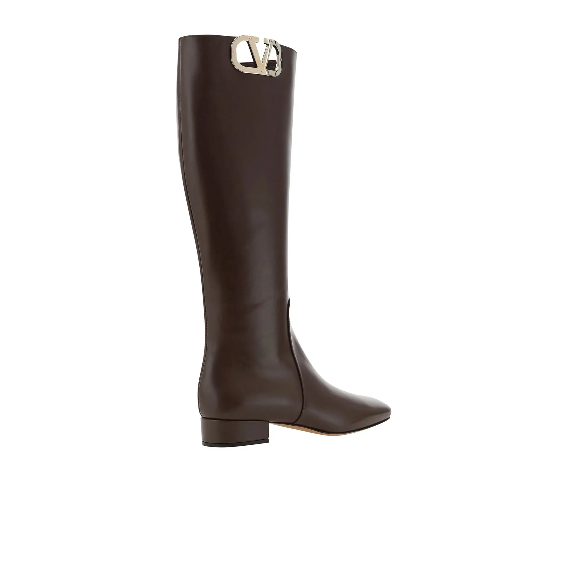 VALENTINO GARAVANI Luxury Leather Logo Ankle Boots