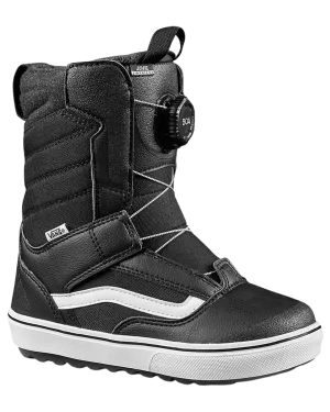 Vans Juvie Linerless Kids Snowboard Boots - Black/White - 2023