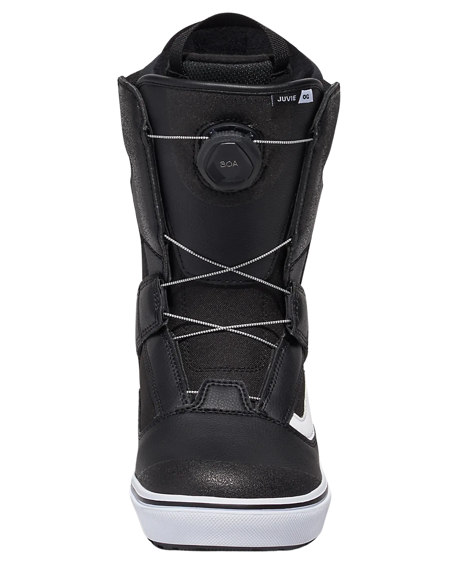 Vans Juvie OG Kids Snowboard Boots - Black/White - 2023