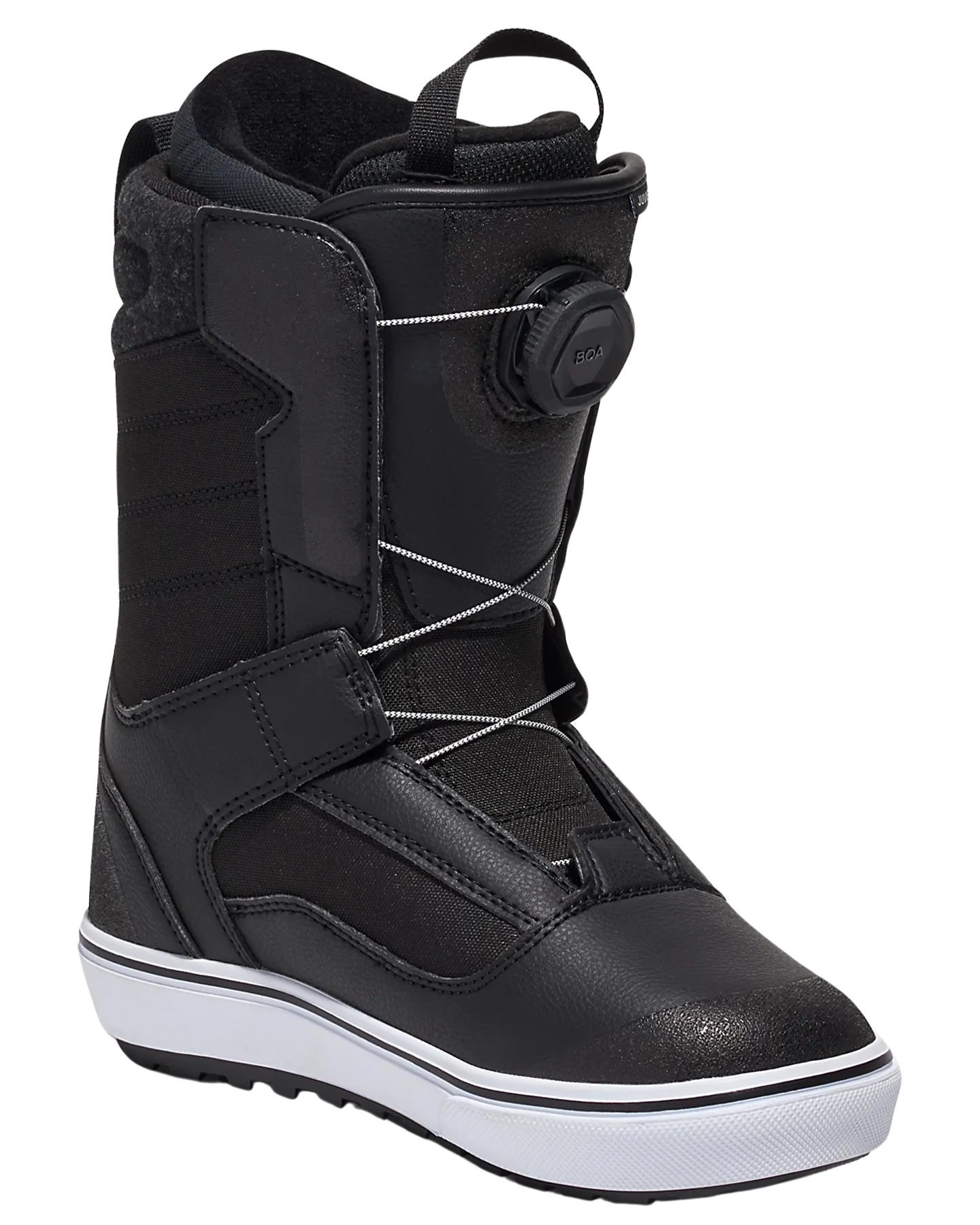Vans Juvie OG Kids Snowboard Boots - Black/White - 2023