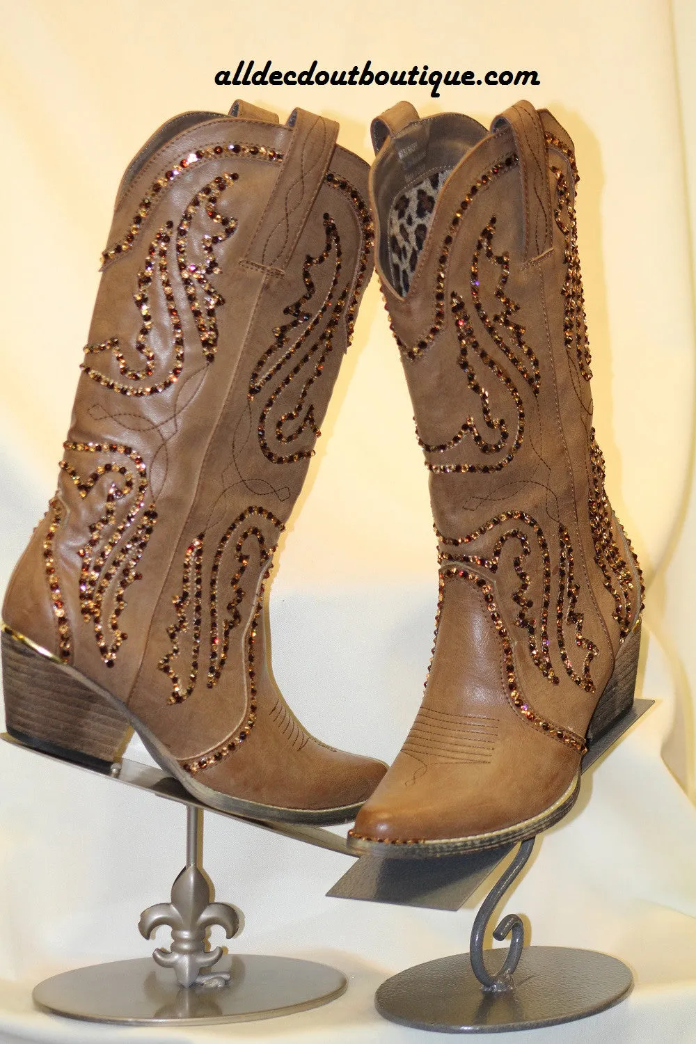 Very Volatile | Custom Embellished Boots