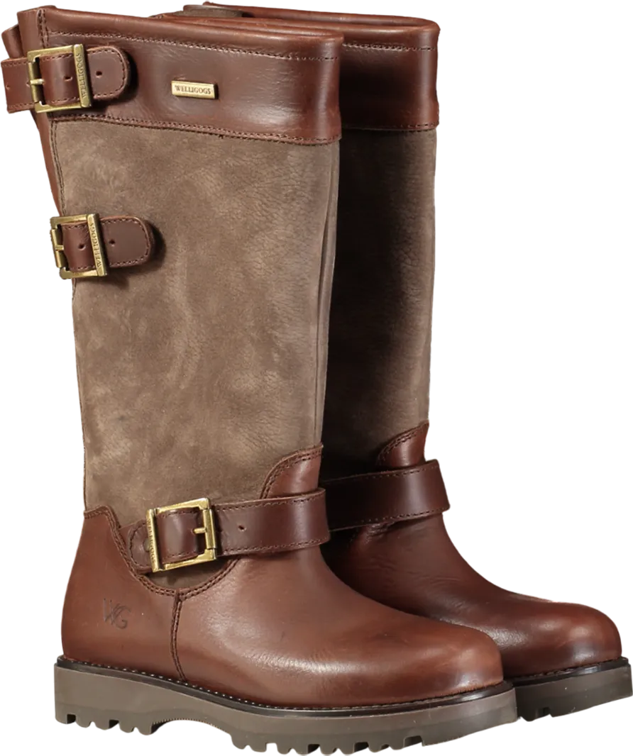 welligogs Extra Fit Brown Ranger Waterproof Boots UK 3 EU 36 👠