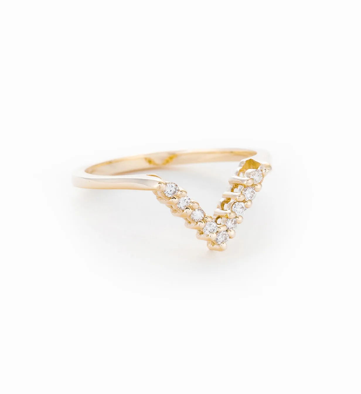 White Diamond Chevron Band