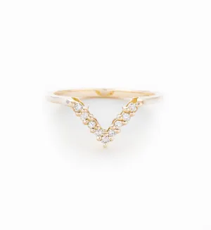 White Diamond Chevron Band