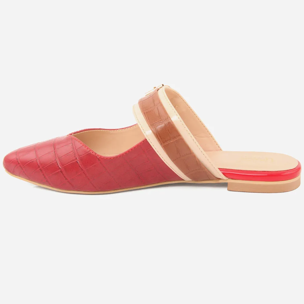Women "SAVANNAH" Pointy Toe Flat Slippers