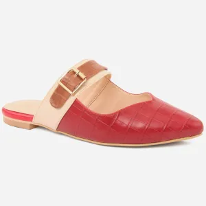 Women "SAVANNAH" Pointy Toe Flat Slippers