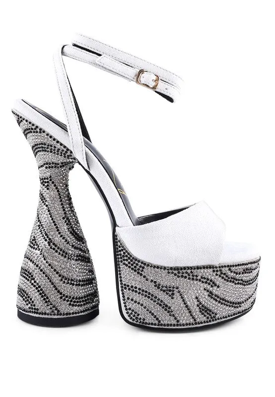 Women's Backstage Ultra Sky High Platform Diamante Sandals