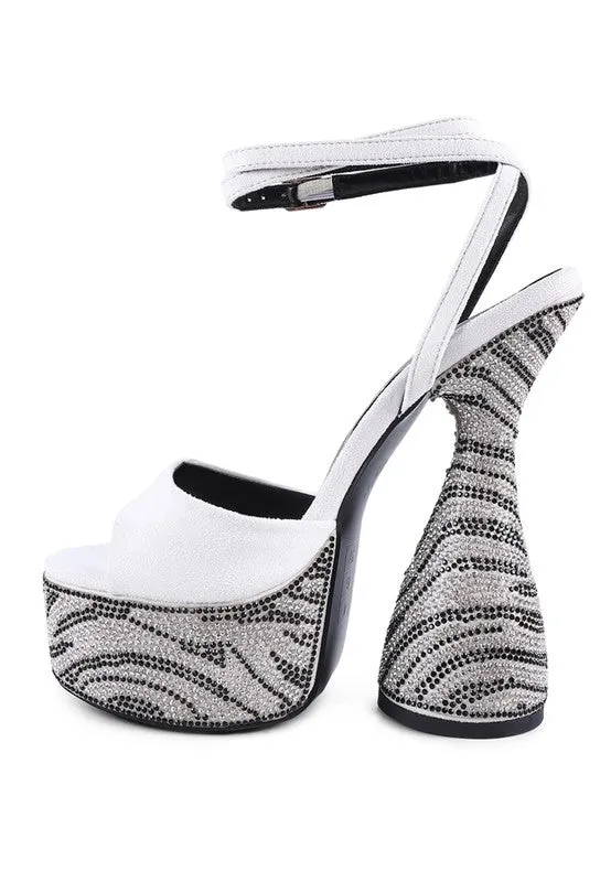 Women's Backstage Ultra Sky High Platform Diamante Sandals