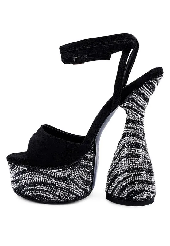 Women's Backstage Ultra Sky High Platform Diamante Sandals